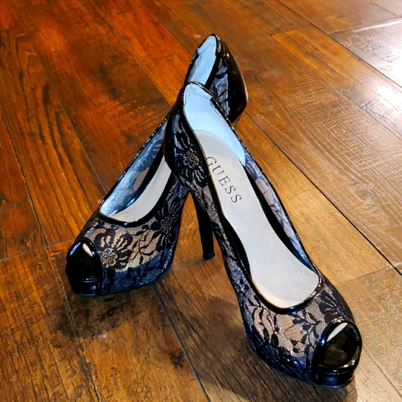Guess Shoes - Guess lace heels